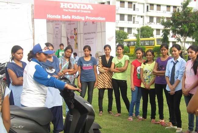 Safety Ride Programme held for the young students