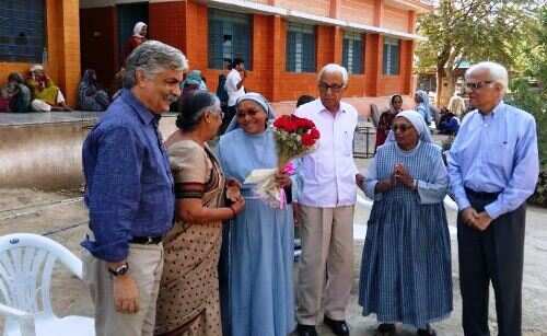 सिस्टर डेमियन का किया सम्मान