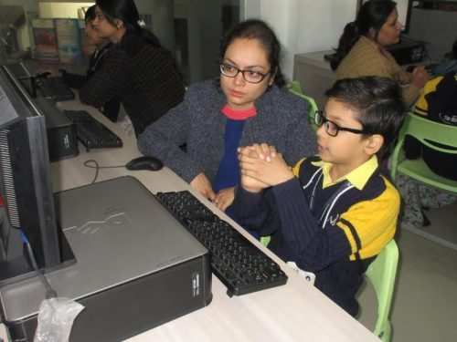 Parent-Child MS Paint competition held at Witty