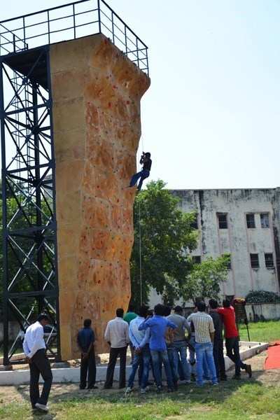 Action Begins as Rock Climbing Wall Inaugurated at MLSU