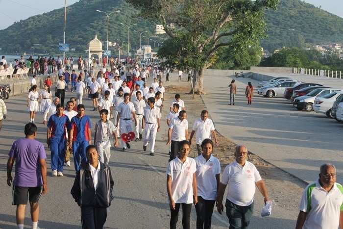 Udaipur Runs for Heart: Marathon held on World Heart Day