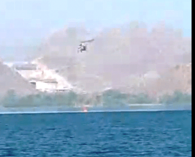 Choppers used to douse fire in Udaipur