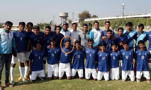 Udaipur boy selected Vice Captain of Junior Rajasthan Football team