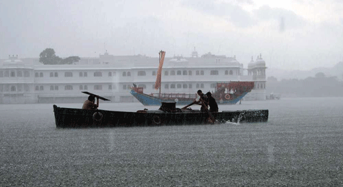 Monsoon revives in Udaipur