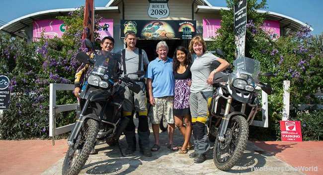 Two Bikers One World: British couple on Motorcycles reaches Udaipur