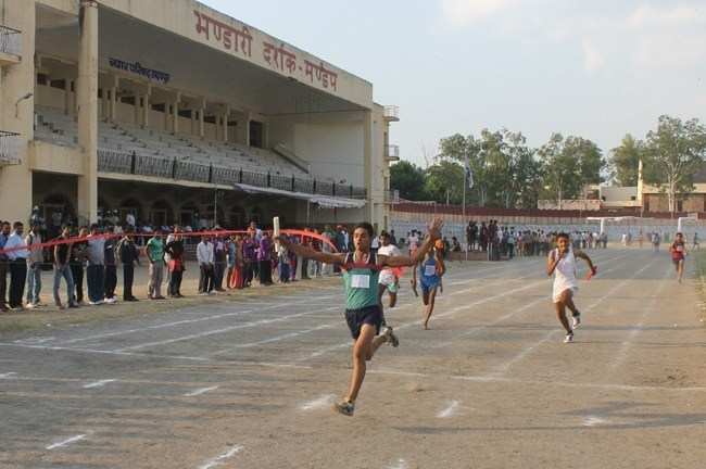 Day 4 of 57th State Level Under-14 Athletics Ganga Nagar won 2 Gold