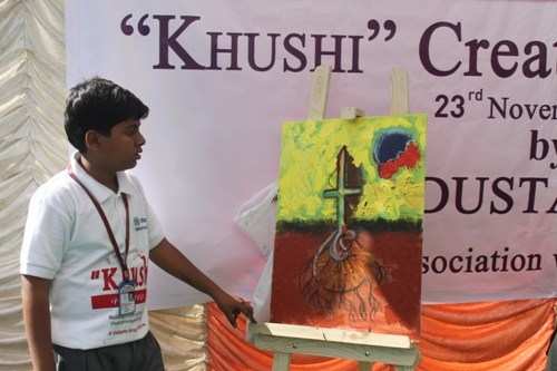 Students of Seedling add Color to Khushi Creative Workshop