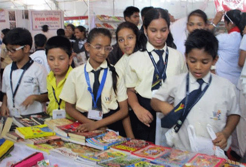 Wittians explore various books at Udaipur Book Fair