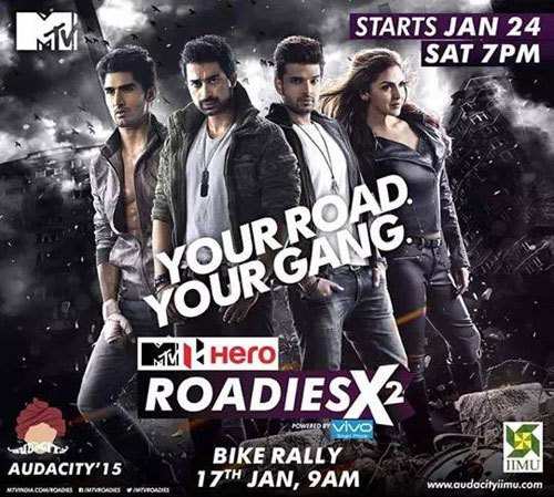 Audacity ’15 to launch with MTV Roadies X2 Bike Rally