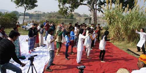 Artists introduce “Shaktipur” for artistic exchange and environment awareness