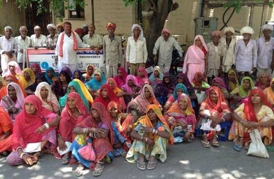 Villagers protest against corrupt Postmen