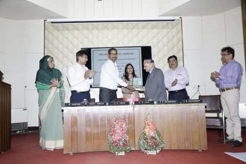 Dr. Vartika awarded Prof. P. Sensarma Medal