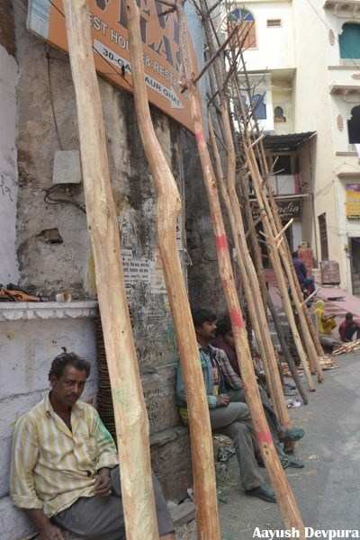 [Photos] How Udaipur Prepares for Holi