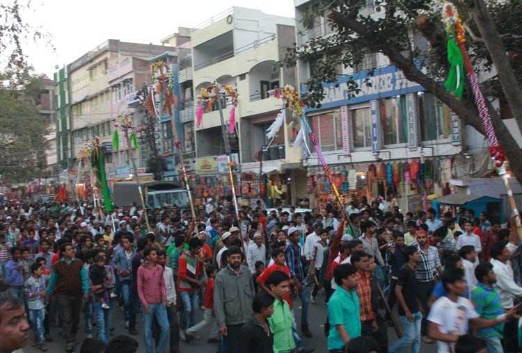 Muslims rally out Chhadi Procession