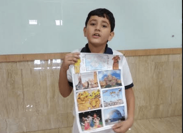 Collage Making Activity at Witty International School, Udaipur