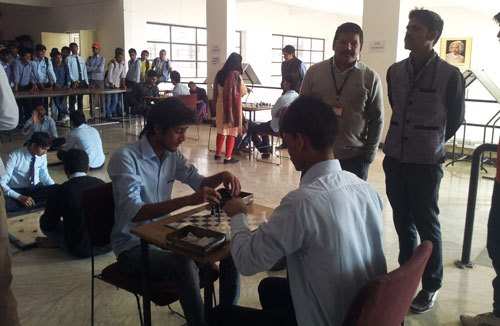 Chess and Carrom competition held at Aravali Institute