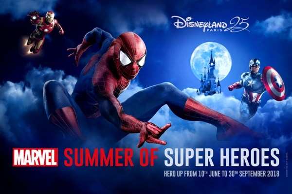 Summer 2018 – Marvel Superheroes come to Disneyland Paris
