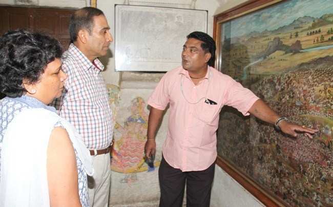 Lt. General Gyan Bhusan Visits City Palace Museum