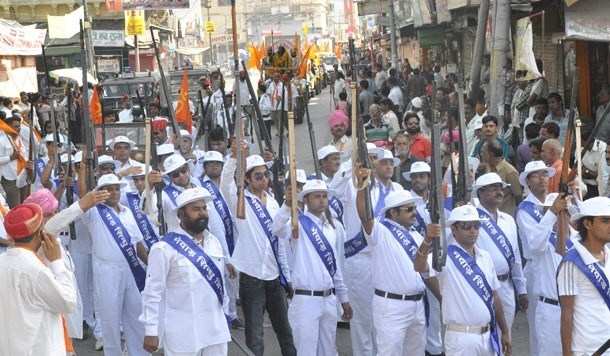 Mass Procession Held for Pratap Jayanti 2012