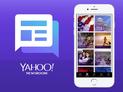 Yahoo NewsRoom Rebranded Relaunched