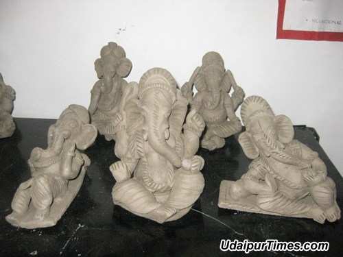 Homage To Lakes: Clay Ganesha Idols