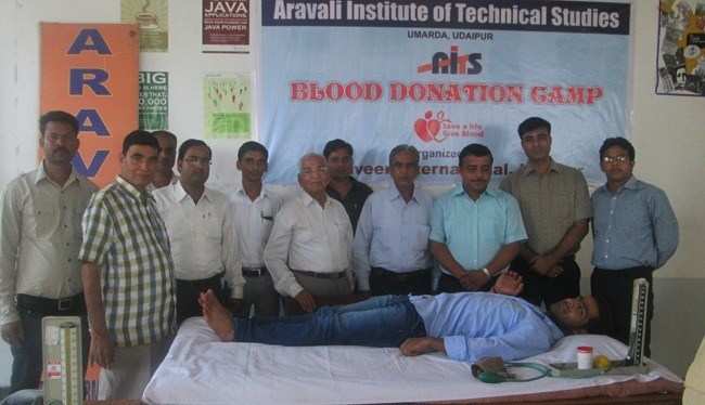 Blood Donation at Aravali Institute