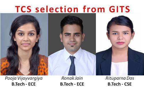 TCS picks up 3 GITS students in this years campus