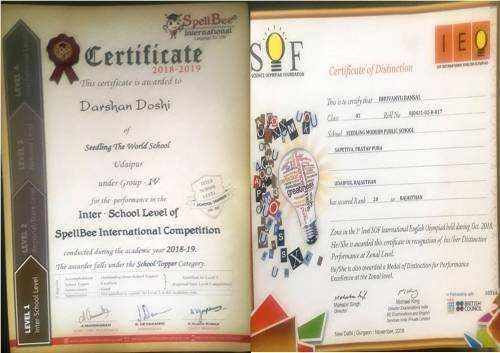 Students of Seedling The World School excel in various competitions