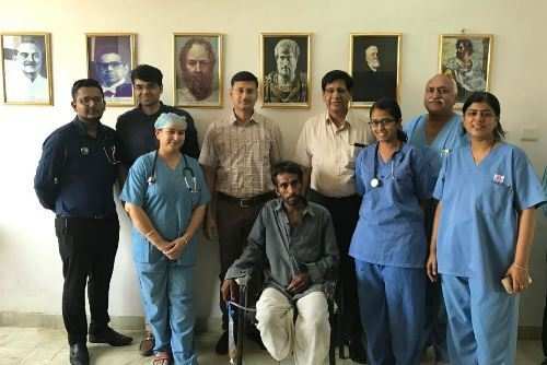 Geetanjali Hospital surgeons team successfully operates Hydatid Cyst in Lung