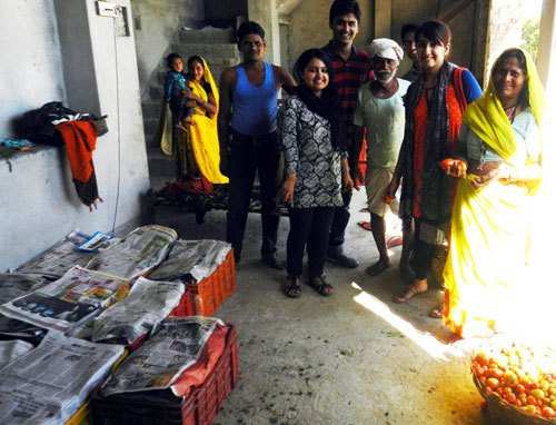 Mumbai students preparing Livelihood Enhancement Scheme for Tribal areas