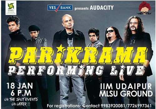 Beat Addict – Parikrama to perform in IIMU’s Audacity