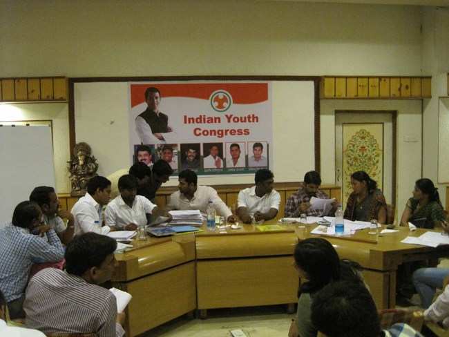 Youth Congress conducts Review Meeting of the post bearers