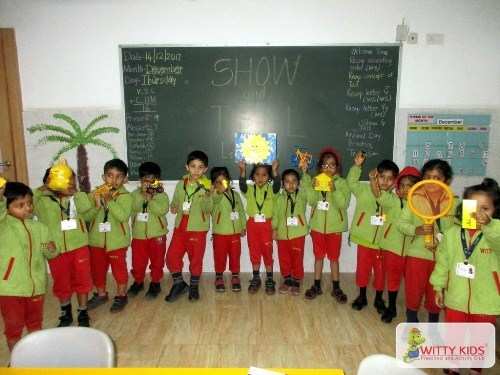 Show and Tell Activity (Jr.KG.) at Witty Udaipur