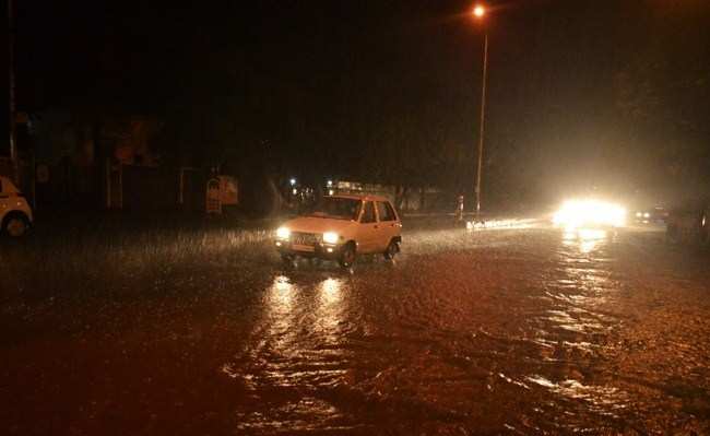 Heavy Rain in Udaipur City