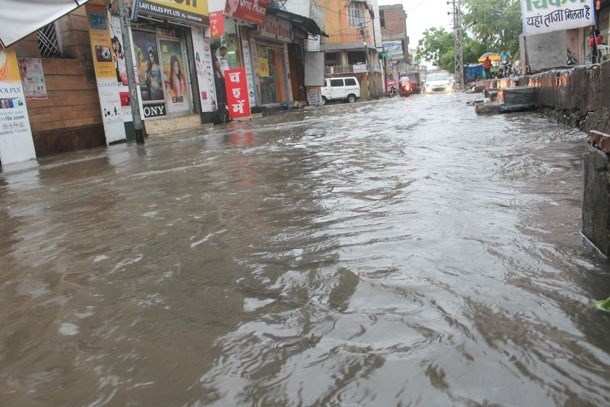 First Rain Teases Udaipur Administration