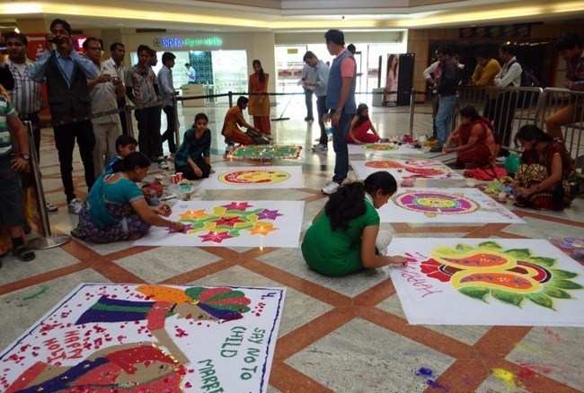 [Photo News] Rangoli Competition at Celebration Mall