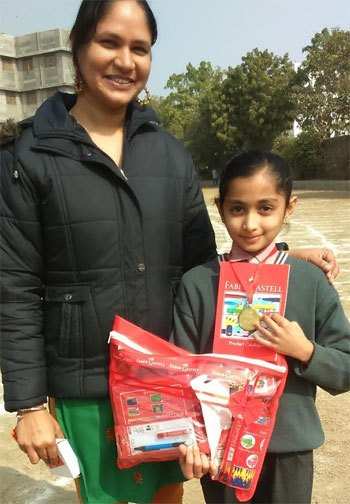Drawing Competition: Anthony Student gets 1st prize in Rajasthan