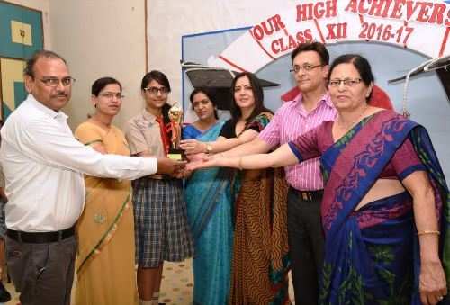 Felicitation of Class XII high achievers at Seedling