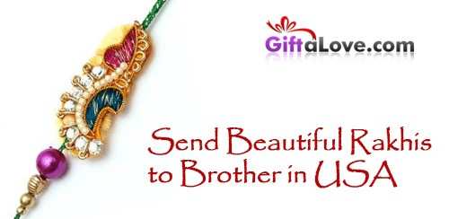 Now send beautiful Rakhi to USA from Udaipur
