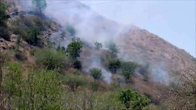 Sukher Hills catch Fire, no casualties