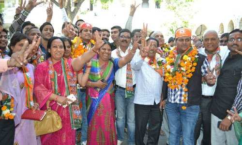 BJP’s Clean Sweep in Nagar Nigam Elections ’14