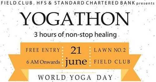 Free Yoga Workshop at Field Club on 21 June
