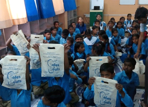 Underprivileged kids benefited from ‘Soles for Souls’ Project