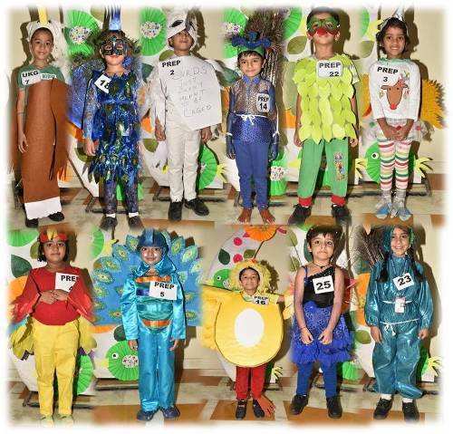 Bird theme fancy dress competition at Seedling Nursery