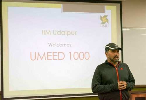 “UMEED – 1000” – Reaches IIM Udaipur