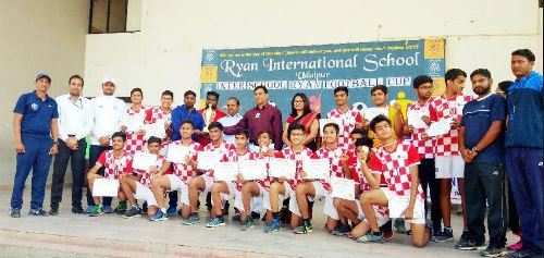 GD Goenka cranks up the levers – Second place at First Ryan Football Cup 2018