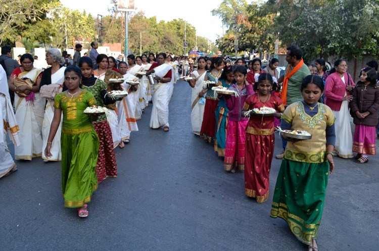[Photos] 'Makaravilakku Pooja' begins with a religious Procession