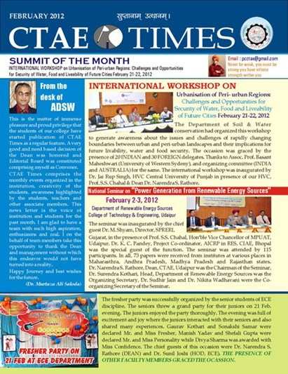 CTAE introduces monthly newsletter