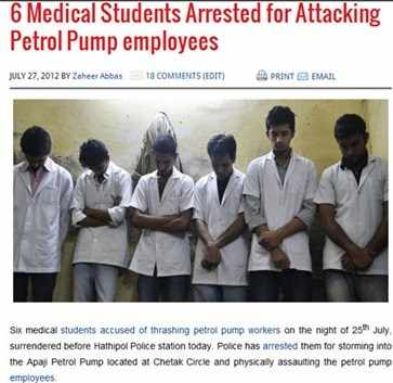 Arrested Medicos allowed to give exams