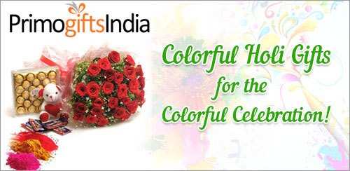Find Lucrative & Colorful Holi gifts to surprise your Loved Ones